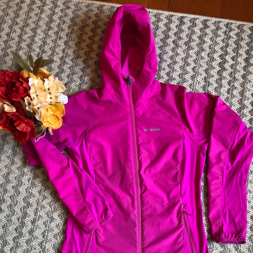 Columbia light weight rain jacket